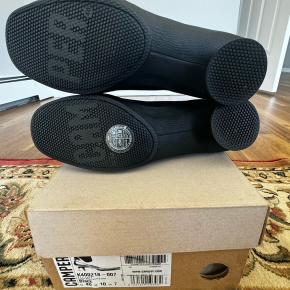 NEW IN BOX - CAMPER ALRIGHT ANKLE BOOT Black Suede - Picture 7 of 12
